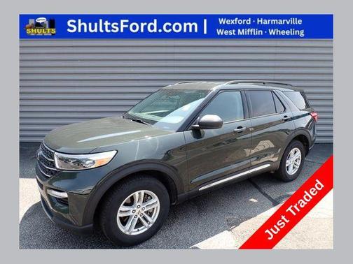 Forged Green Metallic 2024 Ford Explorer XLT