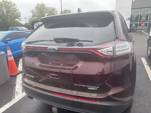 Burgundy 2017 Ford Edge Titanium