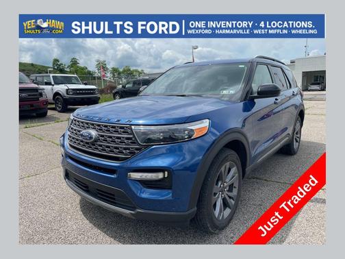 Atlas Blue Metallic 2022 Ford Explorer XLT