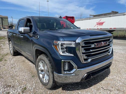 Pacific Blue Metallic 2021 GMC Sierra 1500 SLT