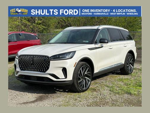 White Metallic 2026 Lincoln Aviator Reserve AWD