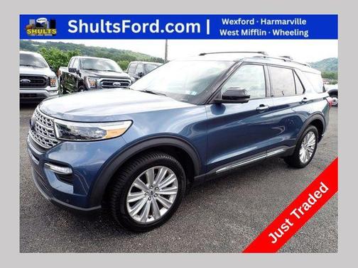 Blue Metallic 2020 Ford Explorer Limited