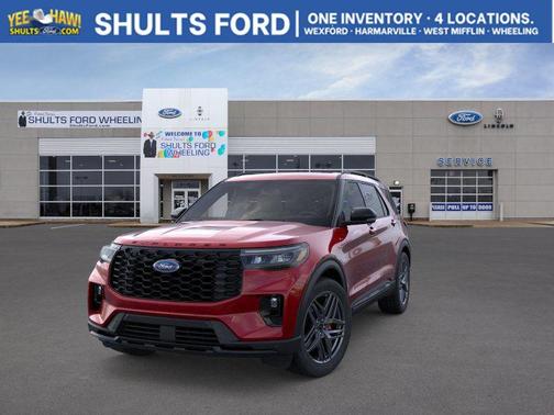 Red Metallic 2026 Ford Explorer ST-Line