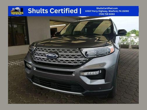 Gray Metallic 2023 Ford Explorer Limited