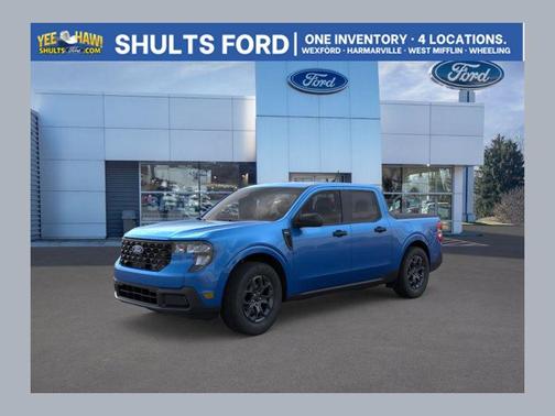 Blue 2026 Ford Maverick XLT