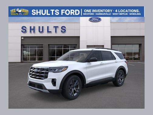 White Metallic 2026 Ford Explorer Active w/200A Pkg