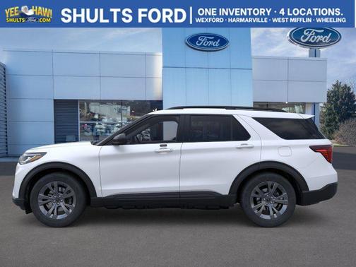White Metallic 2026 Ford Explorer Active