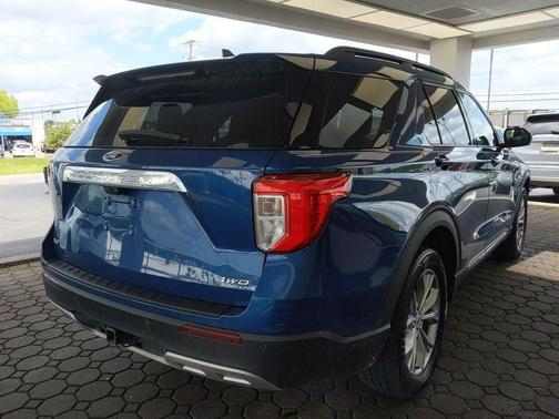 Atlas Blue Metallic 2023 Ford Explorer XLT