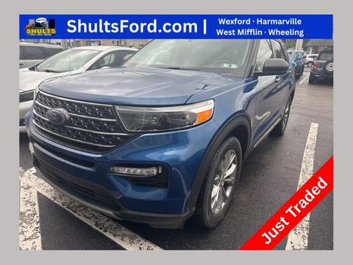 Atlas Blue Metallic 2023 Ford Explorer XLT
