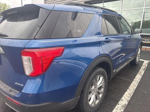 Atlas Blue Metallic 2023 Ford Explorer XLT