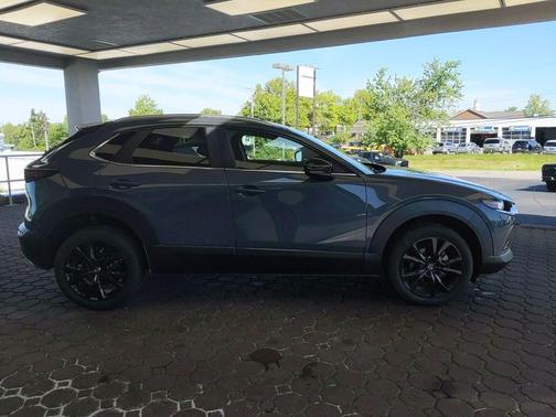 Gray Metallic 2023 Mazda CX-30 2.5 S Carbon Edition