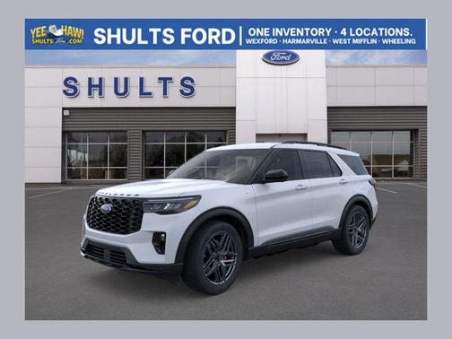White Metallic 2026 Ford Explorer ST-Line