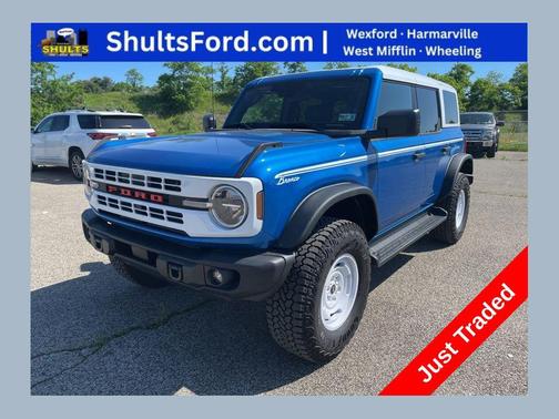 Velocity Blue Metallic 2026 Ford Bronco Heritage Edition