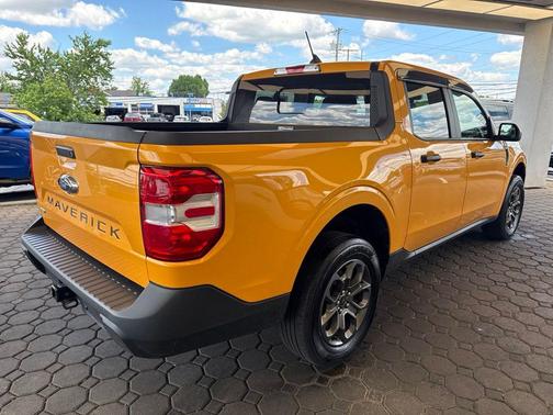 Orange 2022 Ford Maverick XLT