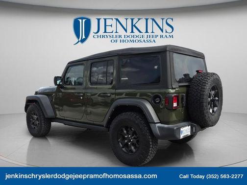 Sarge Green Clearcoat 2022 Jeep Wrangler Unlimited Sport