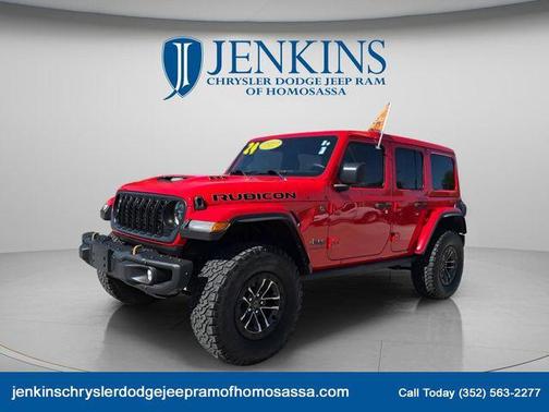 Firecracker Red Clearcoat 2024 Jeep Wrangler Rubicon 392