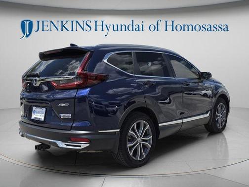 Blue 2022 Honda CR-V Hybrid Touring
