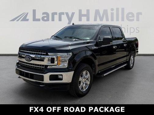 Shadow Black 2018 Ford F-150 XLT