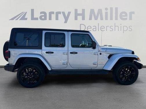 Silver Zynith Clearcoat 2023 Jeep Wrangler 4xe Sahara