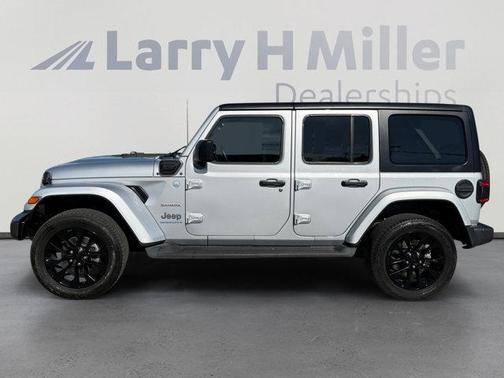 Silver Zynith Clearcoat 2023 Jeep Wrangler 4xe Sahara