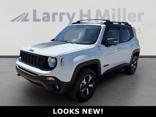 Alpine White Clearcoat 2021 Jeep Renegade Trailhawk