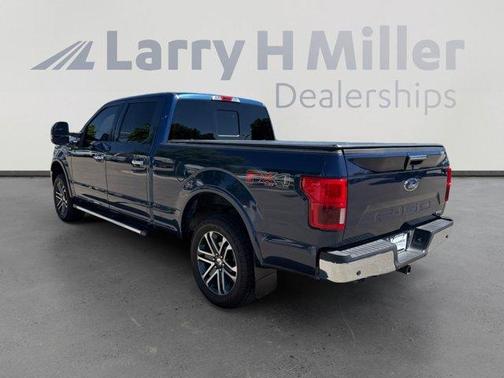 Blue 2018 Ford F-150 Lariat