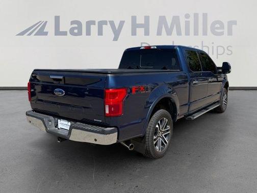 Blue 2018 Ford F-150 Lariat