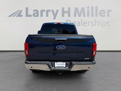 Blue 2018 Ford F-150 Lariat