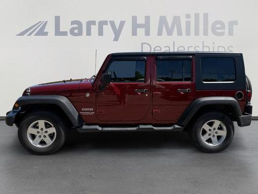 Red Rock Crystal Pearlcoat 2010 Jeep Wrangler Unlimited Sport