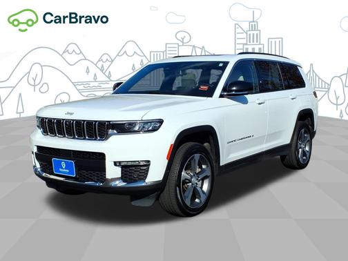 Bright White Clearcoat 2025 Jeep Grand Cherokee L Limited 4x4