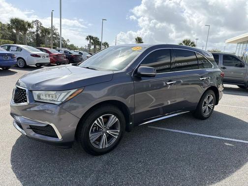 Modern Steel Metallic 2019 Acura MDX 3.5L