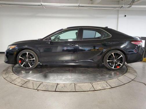 Midnight Black Metallic 2019 Toyota Camry XSE
