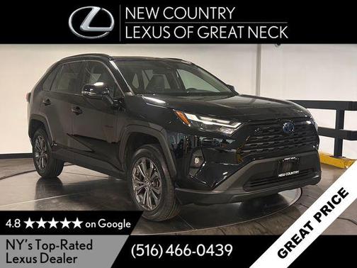 Midnight Black Metallic 2024 Toyota RAV4 Hybrid XLE Premium