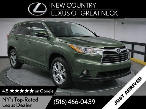 Alumina Jade Metallic 2015 Toyota Highlander XLE