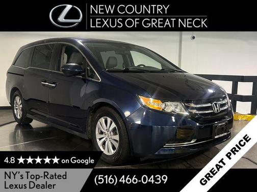 Obsidian Blue Pearl 2015 Honda Odyssey EX-L