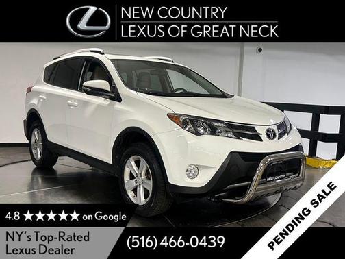 Super White 2014 Toyota RAV4 XLE