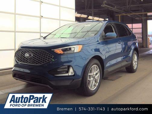 Atlas Blue Metallic 2023 Ford Edge SEL
