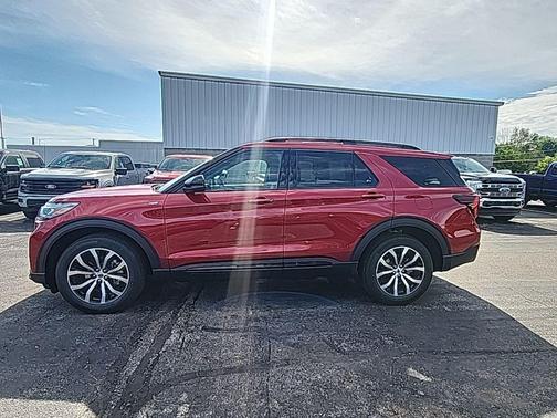 Red 2026 Ford Explorer ST-Line