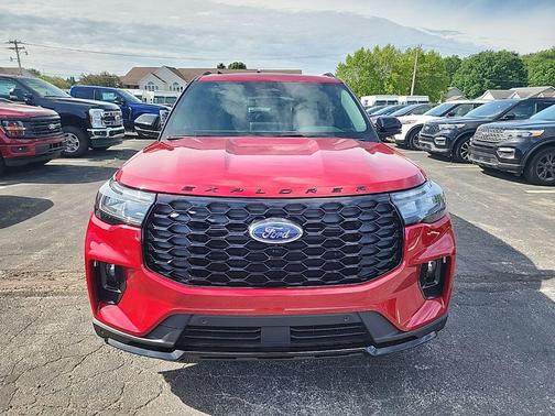 Red 2026 Ford Explorer ST-Line