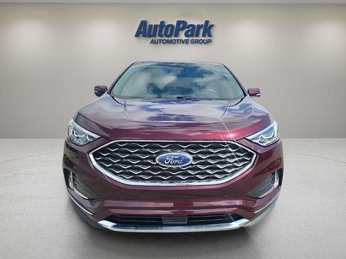 Burgundy 2024 Ford Edge Titanium