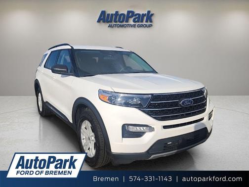 White Metallic 2024 Ford Explorer XLT
