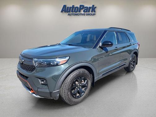 Green Metallic 2023 Ford Explorer Timberline