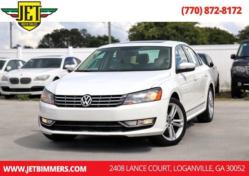 Candy White 2014 Volkswagen Passat 2.0L TDI DSG SE w/Sunroof