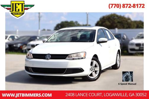 White 2014 Volkswagen Jetta TDI