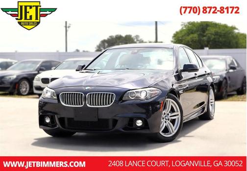 Black 2015 BMW 550 xDrive