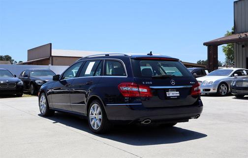 Blue 2012 Mercedes-Benz E-Class 4MATIC