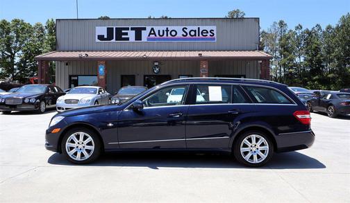 Blue 2012 Mercedes-Benz E-Class 4MATIC