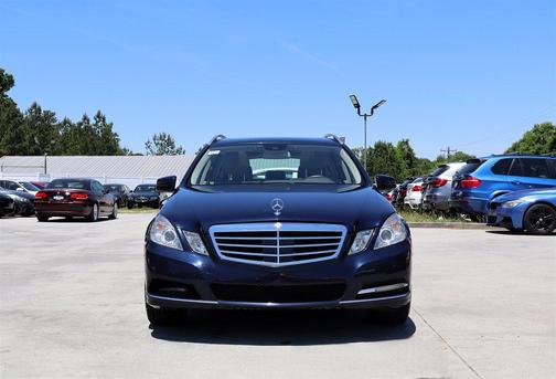 Blue 2012 Mercedes-Benz E-Class 4MATIC