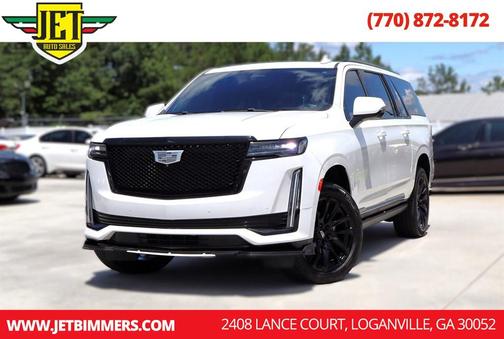 Crystal White Tricoat 2021 Cadillac Escalade ESV Sport Platinum