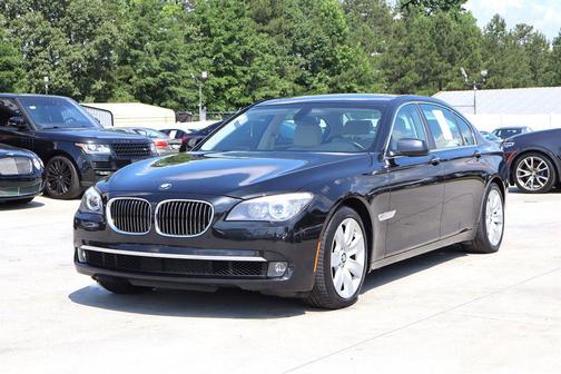 Black Sapphire Metallic 2012 BMW 740 Li